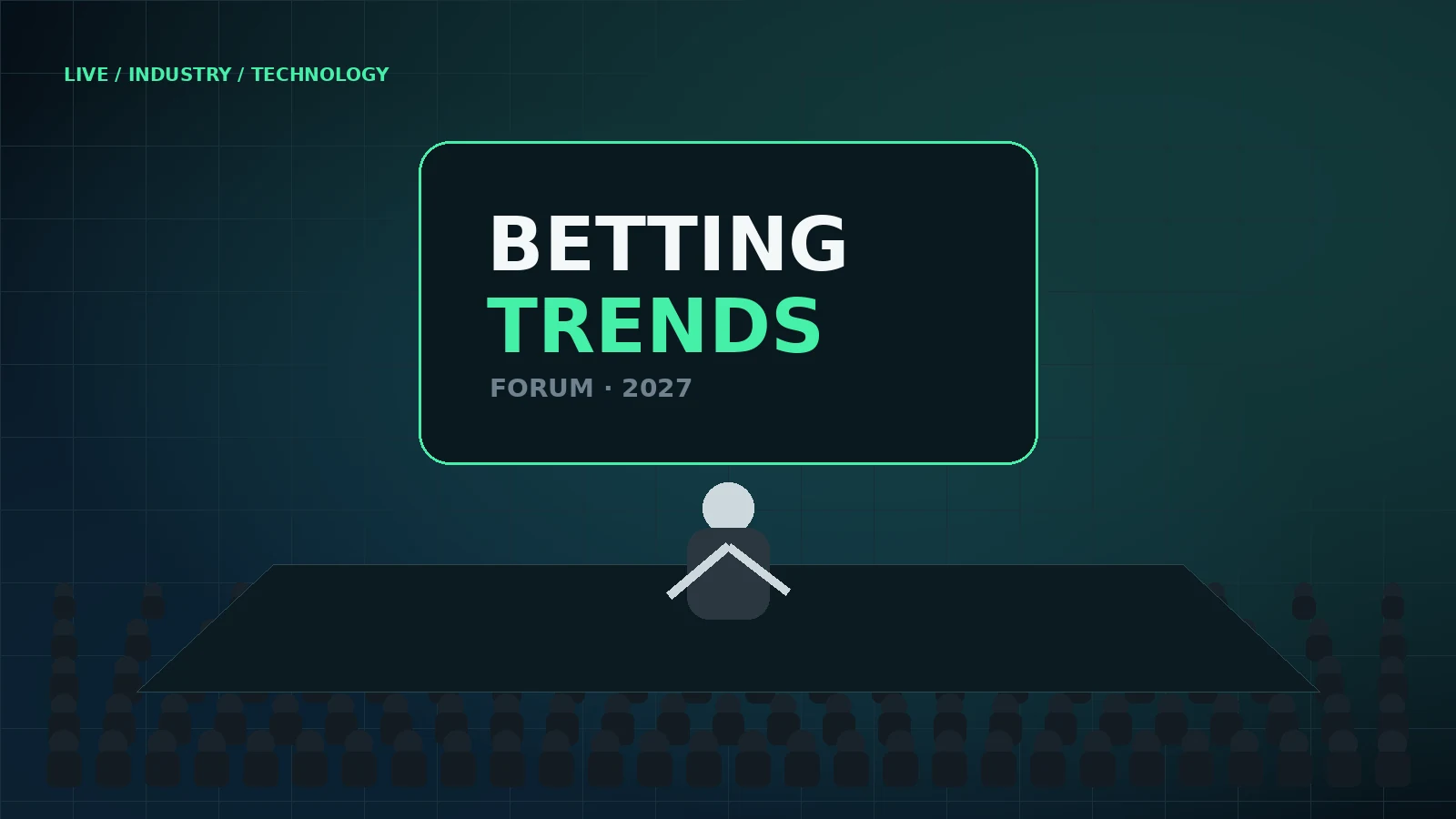 Иллюстрация отраслевой конференции Betting Trends
